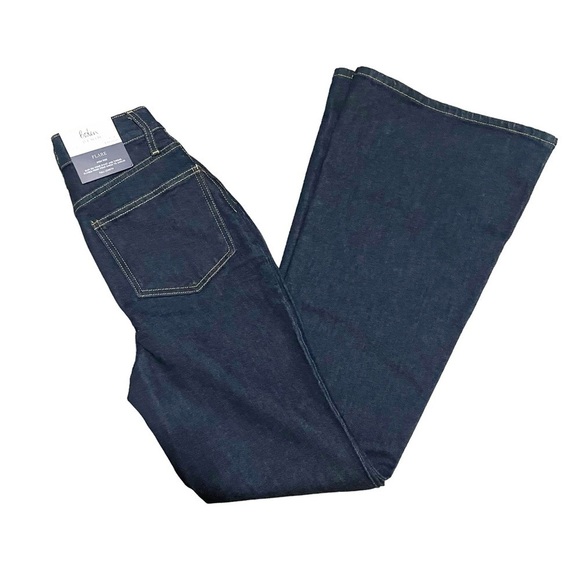 Boden Denim NWT Women’s High Rise Dark Wash Super Flare Jeans Size 2R - Picture 7 of 10